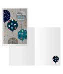 Dohe Dots Pack de 6 Tarjetas de Felicitacion para Abuelo - 11.5x17cm - Impresion a Todo Color - Estampaciones con Pelicula de Co