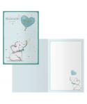 Dohe Elephant Pack de 6 Tarjetas de Felicitacion para Nacimientos - 11.5x17cm - Impresas a Todo Color - Estampaciones con Pelicu