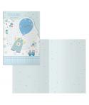 Dohe Tren Pack de 6 Tarjetas de Felicitacion para Nacimientos - 11.5x17cm - Impresas a Todo Color - Estampaciones con Pelicula d