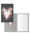 Dohe Pack de 6 Tarjetas de Felicitacion de San Valentin - 11.5x17cm - Impresion a Todo Color - Estampaciones con Pelicula de Col