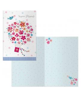 Dohe Tarjeta de Felicitacion Dia de la Madre - 11.5x17cm - Impresas a Todo Color - Estampaciones con Pelicula de Color - Estampa