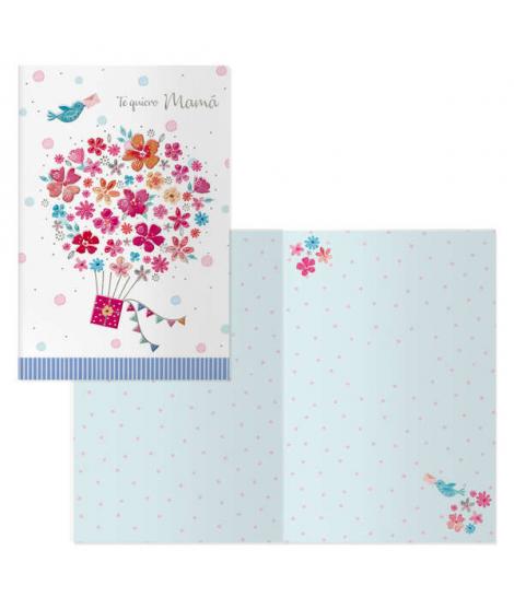 Dohe Tarjeta de Felicitacion Dia de la Madre - 11.5x17cm - Impresas a Todo Color - Estampaciones con Pelicula de Color - Estampa