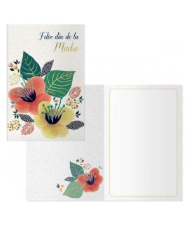 Dohe Tarjeta de Felicitacion Dia de la Madre - 11.5x17cm - Impresas a Todo Color - Estampaciones con Pelicula de Color - Estampa