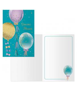 Dohe Tarjeta de Felicitacion Dia de la Madre - 11.5x17cm - Impresas a Todo Color - Estampaciones con Pelicula de Color - Estampa