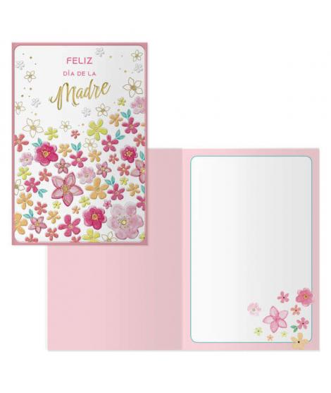 Dohe Tarjeta de Felicitacion Dia de la Madre - 11.5x17cm - Impresas a Todo Color - Estampaciones con Pelicula de Color - Estampa