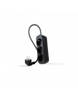3Go Drile H2 Pack USB Teclado Multimedia + Raton 1000dpi 5 Botones + Auriculares con Microfono - Uso Ambidiestro - Color Negro