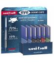 Uni-ball Eye Ocean Care UB-150ROP Expositor de 36 Boligrafos de Tinta Liquida - Punta de Bola 0.5mm - Tinta Pigmentada Resistent