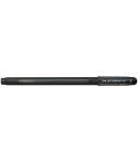 Uni-ball JetStream SX-101-10 Boligrafo de Tinta - Punta de Bola 1mm - Tinta de Secado Instantaneo - Ideal para Zurdos - Color Ne