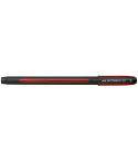 Uni-ball JetStream SX-101-10 Boligrafo de Tinta - Punta de Bola 1mm - Secado Instantaneo - Ideal para Zurdos - Color Rojo