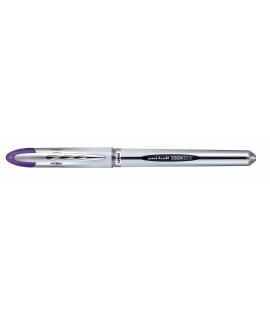 Uni-ball Vision Elite UB-200 Rollerball de Tinta Liquida - Punta de Bola 0.8mm - Sistema Antifugas para Viajes - Color Violeta