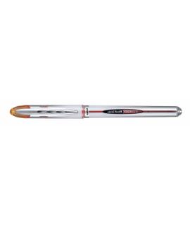 Uni-ball Vision Elite UB-200 Rollerball de Tinta Liquida - Punta de Bola 0.8mm - Sistema Antifugas para Viajes - Color Naranja