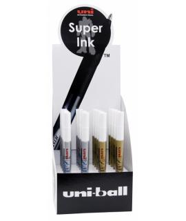 Uni-ball PX-203/16PI Paint Marker Expositor de 16 Marcadores de Pintura - Punta Acrilica 1mm - Permanente en Todas las Superfici