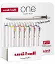 Uni-ball ONE UMN-S-07 Expositor de 36 Boligrafos de Tinta - Punta de Bola 0.7mm - Escritura Ultra Fluida - Agarre Suave y Comodo