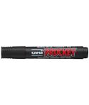 Uni-ball PM-122 Marcador de Tinta Pigmentada - Punta de Bala 1.2-1.8mm - Ideal para Pizarras de Papel - Tinta Inodora - Color Ne