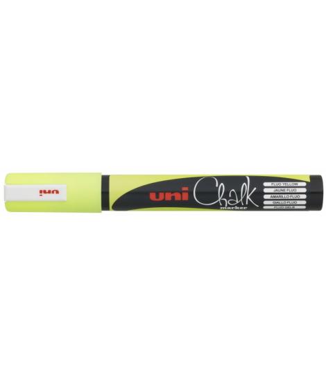 Uni-ball PWE-5M Marcador de Tiza Liquida - Punta Conica 1.8-2.5mm - Borrado en Humedo - Resistente a la Lluvia y Exteriores - Co