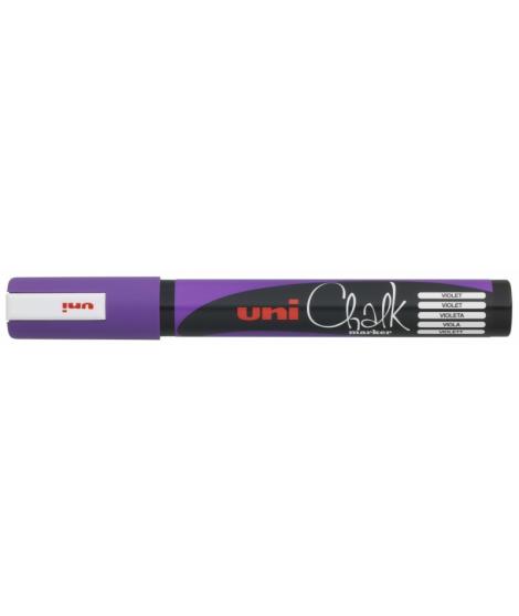 Uni-ball PWE-5M Marcador de Tiza Liquida - Punta Conica 1.8-2.5mm - Borrado en Humedo - Resistente a la Lluvia y Exteriores - Co