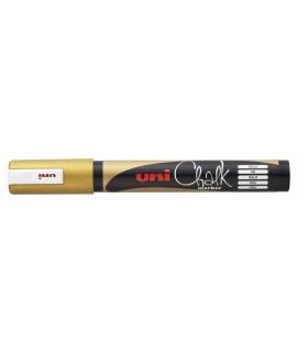 Uni-ball PWE-5M Marcador de Tiza Liquida - Punta Conica 1.8-2.5mm - Borrado en Humedo - Resistente a la Lluvia y Exteriores - Co