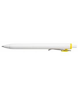 Uni-ball UMN-S-07 Boligrafo de Tinta Gel - Punta de Bola 0.7mm - Escritura Ultra Fluida - Agarre Suave y Comodo - Color Amarillo