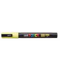 Posca PC-3M Marcador de Pintura - Punta Conica 0.9-1.3mm - Tinta Base al Agua - Resistente a la Luz - Color Amarillo Sol