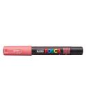 Posca PC-1M Marcador de Pintura - Punta Conica 0.7mm - Tinta Base al Agua - Resistente a la Luz - Color Rosa Coral