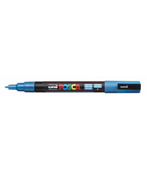 Posca PC-3ML Marcador de Pintura - Base al Agua - Punta Conica de 0.9-1.3mm - No Permanente - Resistente a la Luz - Inodoro - Id
