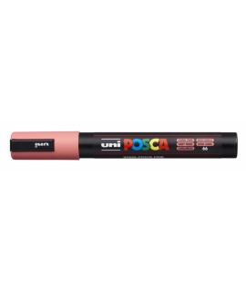 Posca PC-5M Marcador de Pintura - Base al Agua - Punta de Bala 1.8-2.5mm - Resistente a la Luz - Color Rosa Coral