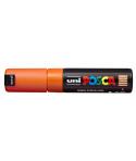 Posca PC-7M Marcador de Pintura - Punta de Bala 4.5-5.5mm - Tinta Base al Agua - Resistente a la Luz - Color Naranja