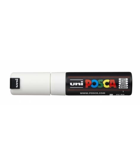 Posca PC-8K Marcador de Pintura - Punta Biselada Acrilica 8mm - Tinta Base al Agua - No Permanente - Resistente a la Luz - Ideal