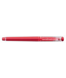 Uni-ball UF-222 Roller de Gel Borrable - Punta de Bola 0.7mm - Tinta Termosensible - Doble Goma de Borrado - Color Rojo