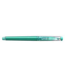 Uni-ball UF-222 Roller de Gel Borrable - Punta de Bola 0.7mm - Tinta Termosensible - Doble Goma de Borrado - Color Verde
