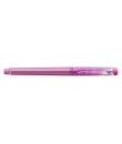 Uni-ball UF-222 Roller de Gel Borrable - Punta de Bola 0.7mm - Tinta Termosensible - Doble Goma Borradora - Color Rosa