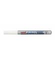 Uni-ball PX-203 Marcador de Pintura - Punta Acrilica 1mm - Linea Fina - Cuerpo de Aluminio - Tinta Permanente Resistente a Luz y