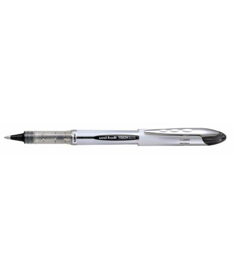 Uni-ball Vision Elite UB-200 Rollerball de Tinta Liquida - Punta de Bola 0.8mm - Sistema Antifugas para Viajes - Color Negro