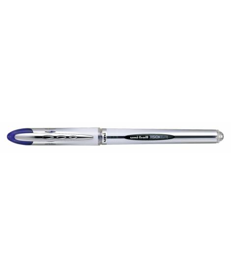 Uni-ball Vision Elite UB-200 Rollerball de Tinta Liquida - Punta de Bola 0.8mm - Sistema Antifugas para Viajes - Color Azul