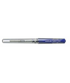 Uni-ball Signo Broad UM-153 Roller de Tinta Gel - Punta de Bola 1mm - Trazo Estilografico - Sujecion de Caucho - Color Azul