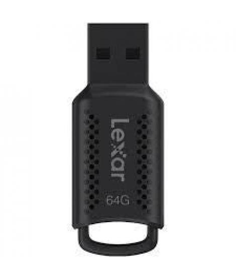 Lexar JumpDrive V40 Memoria USB 64GB - Almacenamiento Confiable - Interfaz USB 2.0 - Diseño Compacto y Portatil - Color Negro