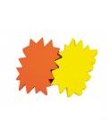 Apli Pack de 50 Carteles Flash - Alto Gramaje y Gran Resistencia - Ideales para Ofertas y Promociones - Colores Surtidos