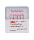 Apli Pack de 5 Agujas de Recambio para Etiquetadoras Textiles Finas - Compatibles con Pistola Textil Modelo 101546 y Navetes Mod