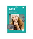 Apli Pack de 2 Hojas de Papel para Crear Tatuajes - Imprimible en Inkjet - Versatil para Piel y Objetos - Facil de Borrar - Derm