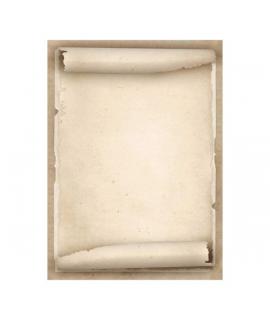 Apli Pack de 20 Hojas de Papel Tematico Pergamino Antiguo - 90gr - Impresion a Color - Ideal para Invitaciones y Manualidades - 