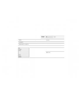 Apli Talonario de Recibos Apaisado con IVA - Modelo A-52 - Papel Litos Especial - Microperforado - Gramaje 60 g/m²
