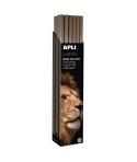 Apli Rollo de Papel Kraft - 70gr - Fibras Naturales - Alta Resistencia - Homogeneidad de Color - Ideal para Embalajes y Manualid