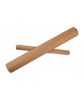 Apli Tubo de Carton para Documentos - Incluye Tapones de Plastico - Apto para Tamaño A2/A1 - Ideal para Planos, Posteres y Mapas
