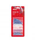 Apli Confeti en Forma de Corazones - Ideal para Fiestas, Bodas y Manualidades - Color Blanco
