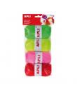 Apli Pack de 4 Ovillos de Lana Acrilica Fluor - Flexibles y Resistentes - Lavables a Maquina - Ideales para Manualidades y Tejid