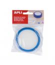 Apli Esponja Mojasellos - Ideal para Pegar Sellos - Pasar Paginas - Contar Billetes - Abrir Bolsas - Uso en Bancos, Oficinas, Su