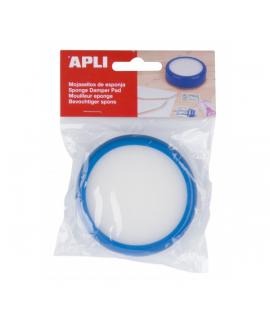 Apli Esponja Mojasellos - Ideal para Pegar Sellos - Pasar Paginas - Contar Billetes - Abrir Bolsas - Uso en Bancos, Oficinas, Su