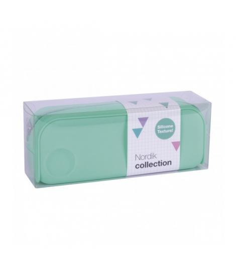 Apli Estuche de Silicona Nordik Collection - Tacto Suave - Cremallera - Flexible y Moldeable - Resistente al Agua - Facil de Lim