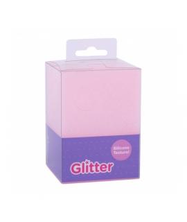 Apli Cubilete de Silicona Portalapices Glitter Collection - Tacto Suave - Resistente y Flexible - Facil de Limpiar - Versatil pa