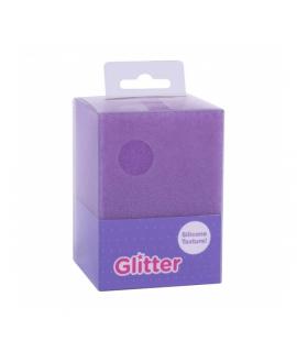 Apli Cubilete de Silicona Portalapices Glitter Collection - Tacto Suave - Resistente y Flexible - Facil de Limpiar - Versatil pa